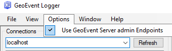 GeoEvent Logger options