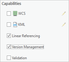 Linear Referencing and Version Management capabilities Linear Referencing and Version Management capabilities